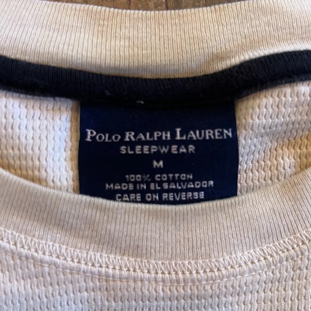 POLO Ralph Lauren Sleepwear Men’s Long Sleeve Size Medium